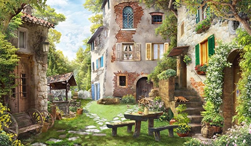 Фреска Современный Графический Дизайн 44233