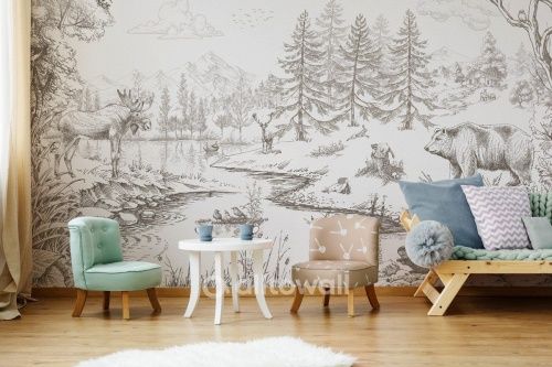 Фреска Таёжный лес