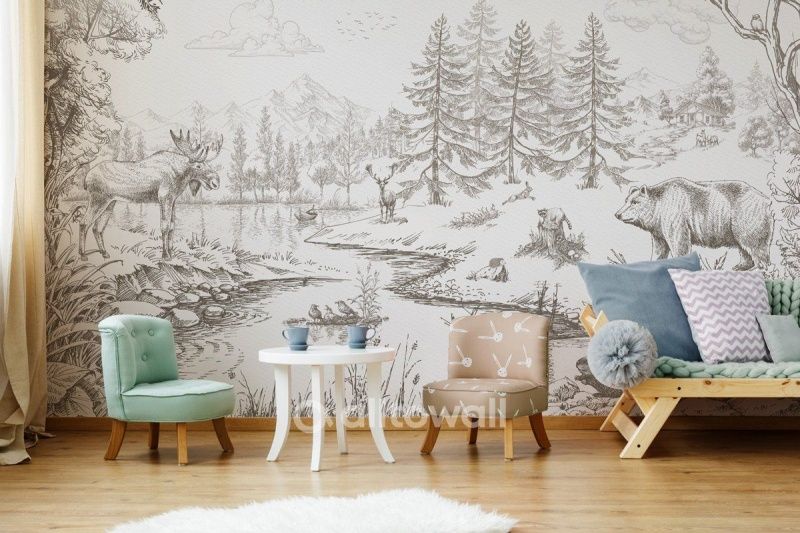 Фреска Таёжный лес