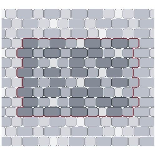 Тротуарная плитка STEINGOT Классика Блэнд Верхний прокрас 60 мм