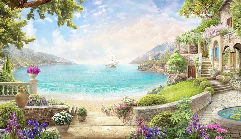 Фреска Современный Графический Дизайн 44289