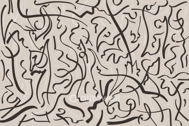 Фреска LINES Dynamic Black