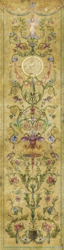 Фреска Фриз с птицами и орнаментом Art.30017