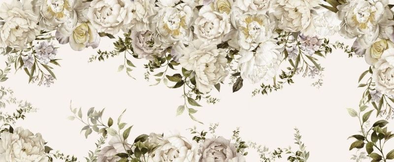 Фреска Цветы, цветочная коллекция арт. f_428