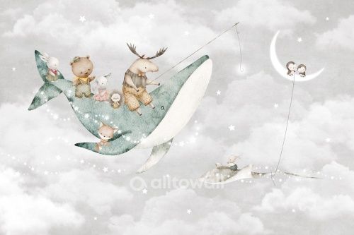 Фреска Прогулка под звёздами-1