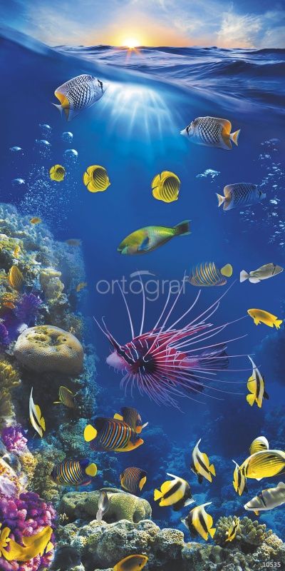 Фреска Подводный мир Art.10535