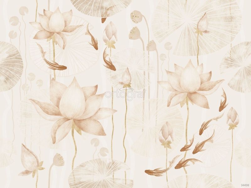 Фреска Пруд с нимфеями Art.34498