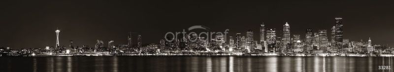 Фреска Ночной Сиэтл Art.33281