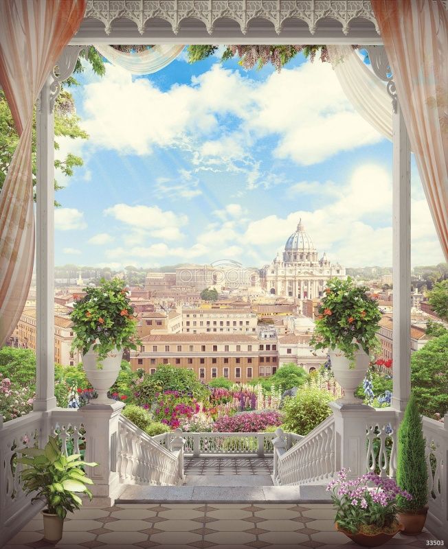 Фреска Солнечный город Art.33503