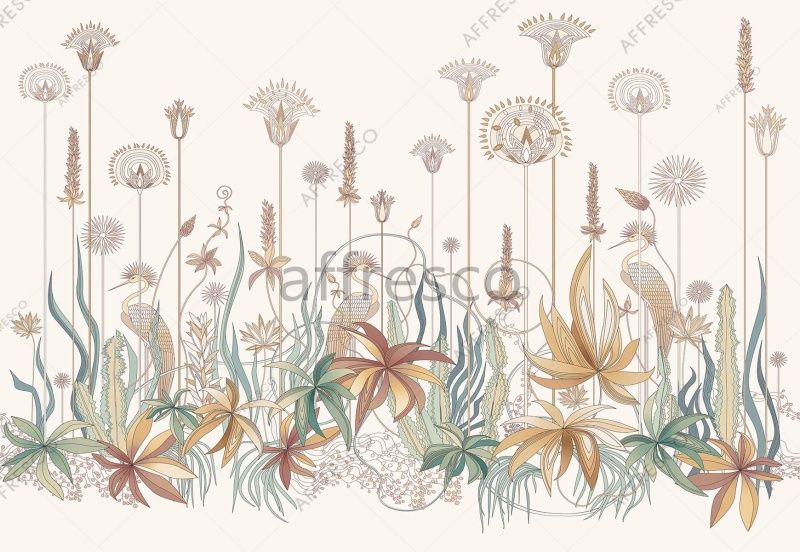 Фреска Дворец павлина, арт. ID139342