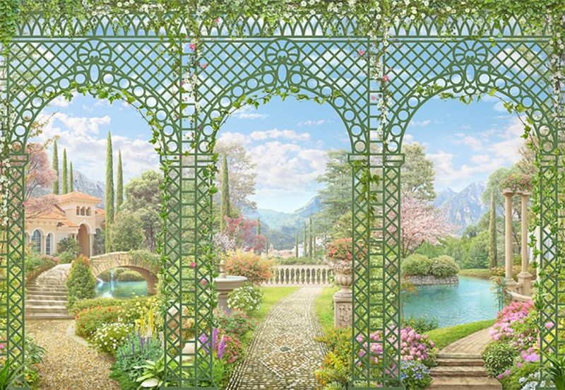 Фреска Современный Графический Дизайн 44455