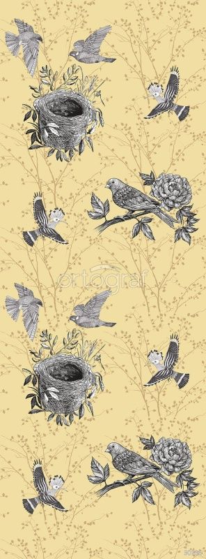 Фреска Птичьи гнезда Art.30236