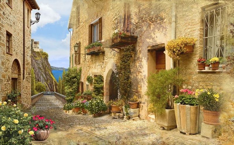 Фреска Улочка Тоскана