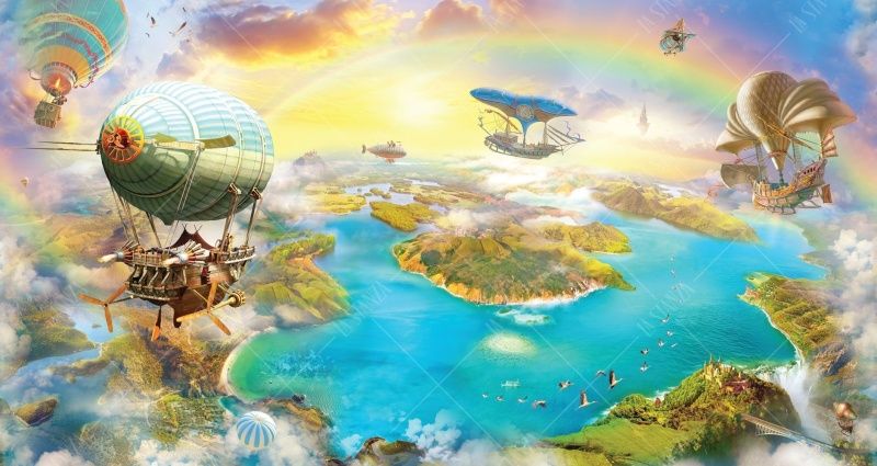 Фреска Летающие корабли