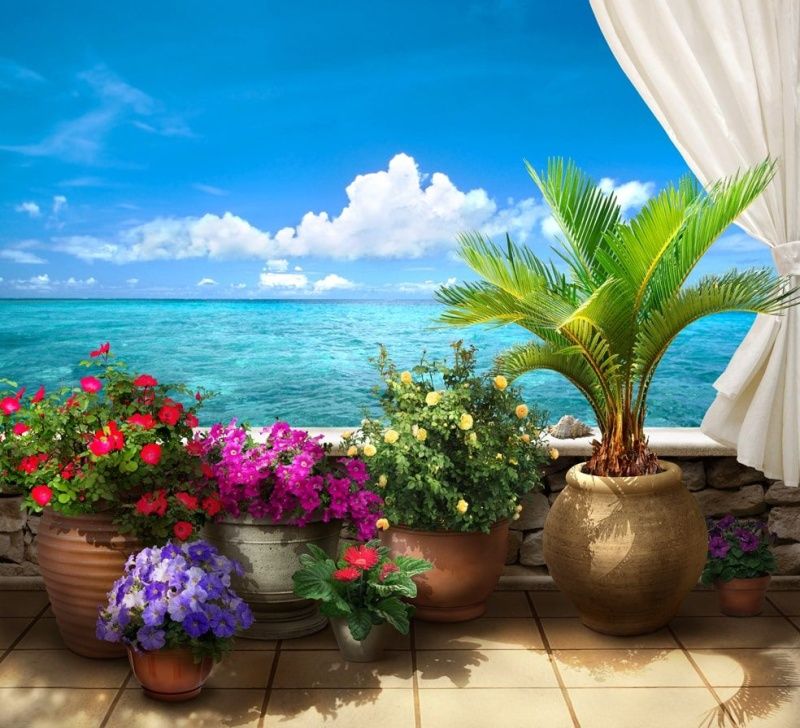 Фреска Современный Графический Дизайн 50015