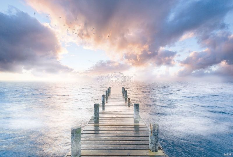 Фреска Закат на море Art.34259