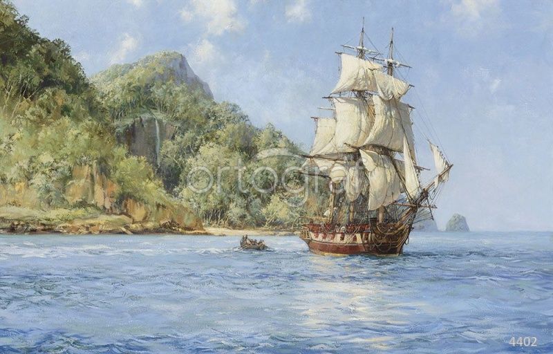 Фреска Монтегю Доусон  "Остров сокровищ" Art.4402