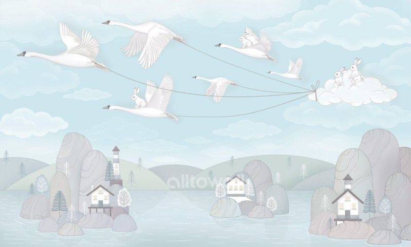 Фреска Озёрный край-2