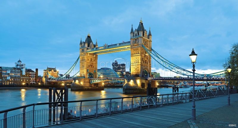 Фреска Мост через Темзу Art.30842