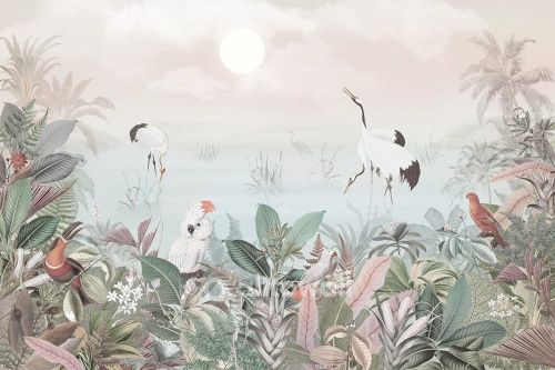 Фреска Рассветный пейзаж