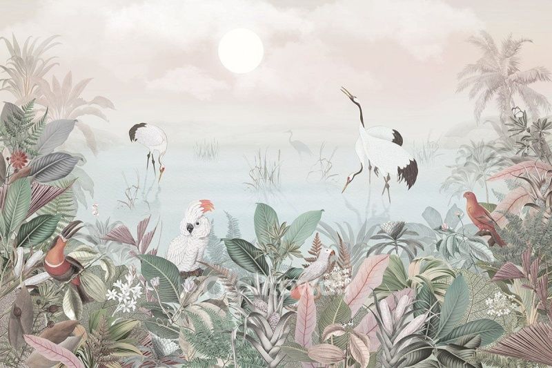 Фреска Рассветный пейзаж