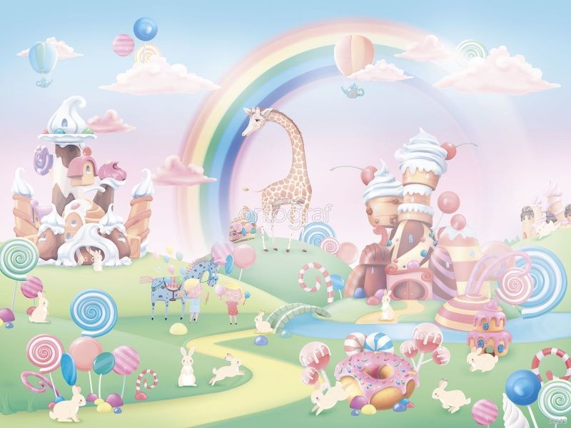 Фреска Карамельная страна Art.34395