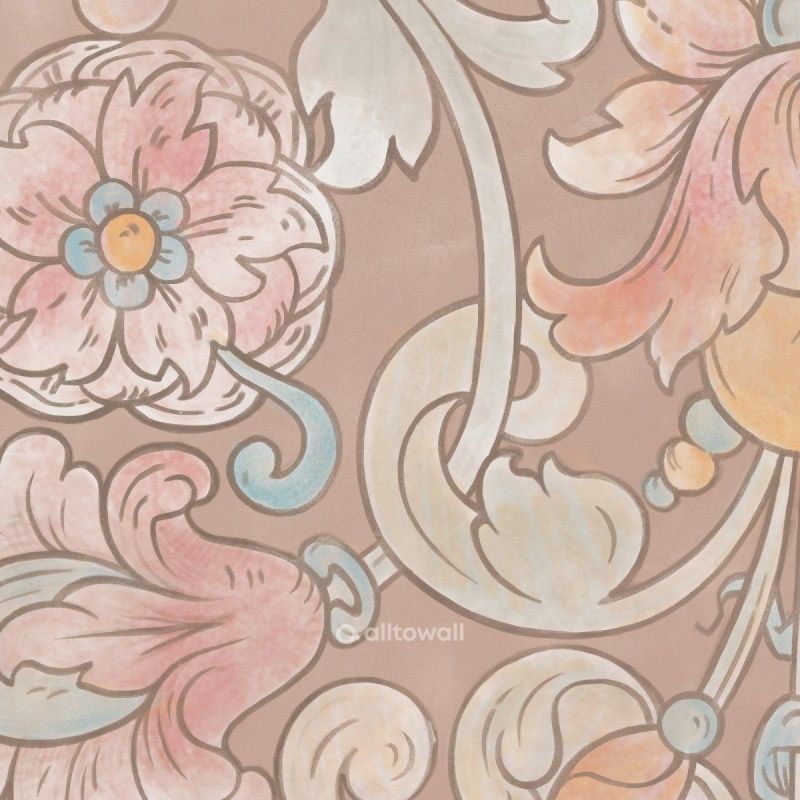 Фреска Старинные узоры-3