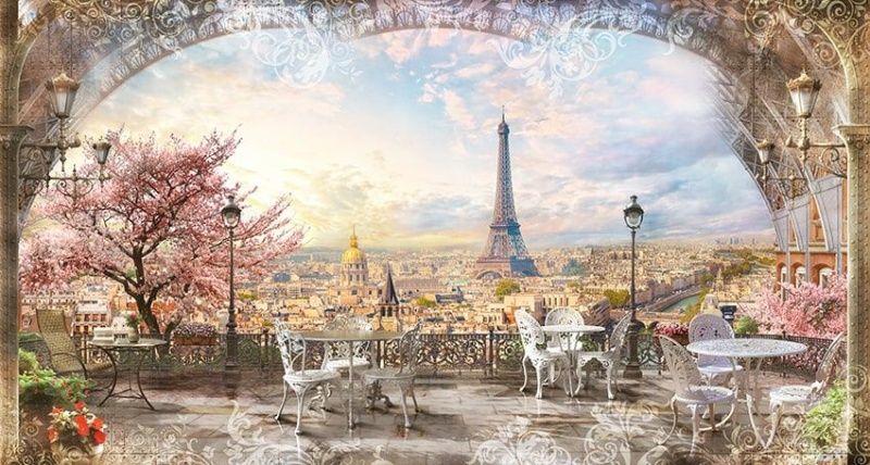 Фреска Современный Графический Дизайн 44243