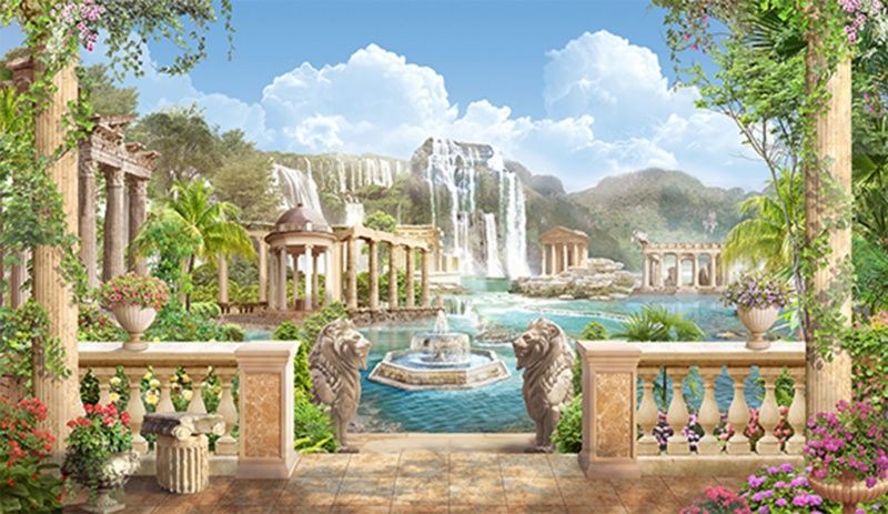 Фреска Современный Графический Дизайн 44488