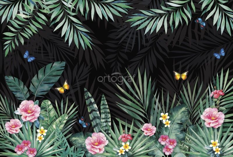 Фреска Ночные тропики Art.34132