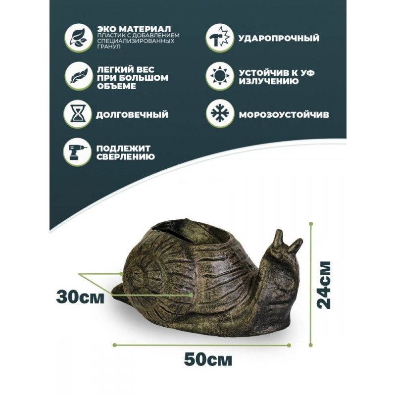 Горшок для растений (Planter SNAIL) улитка