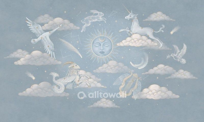 Фреска Созвездия зодиака-1