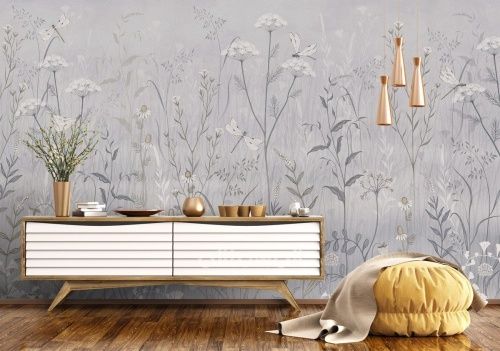 Фреска Полевые цветы-2