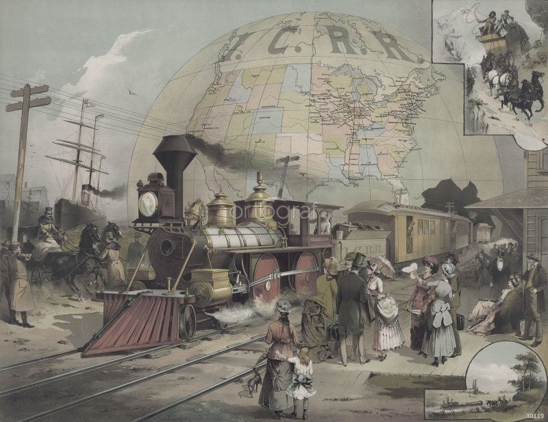 Фреска Локомотив Art.30119