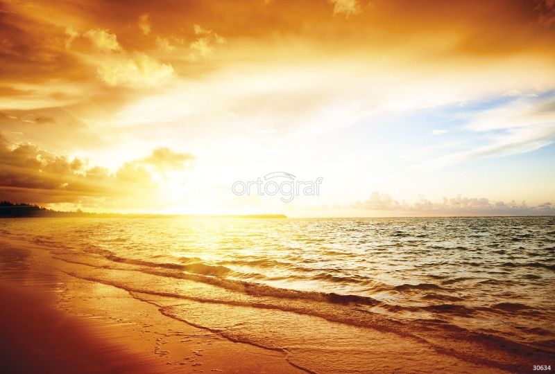 Фреска Закат на побережье Art.30634