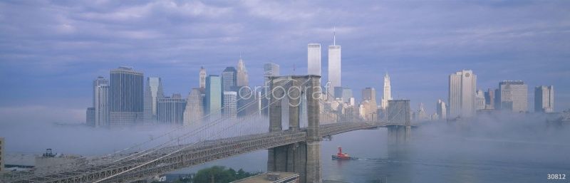 Фреска Туманный Нью-Йорк Art.30812