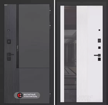 Входная дверь Лаб 2 Про с Зеркалом 32 тонированным