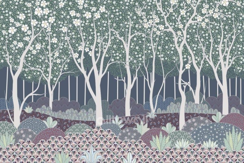 Фреска Лесные чудеса-3