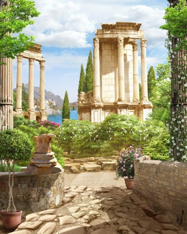 Фреска Современный Графический Дизайн 44012