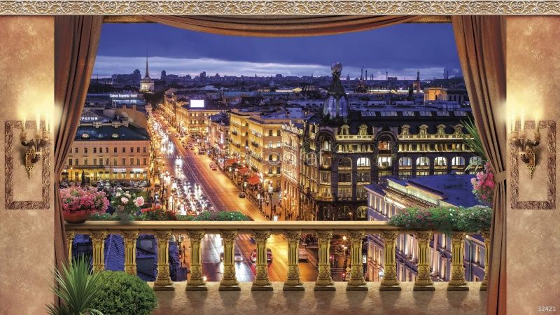 Фреска Невский проспект Art.32421