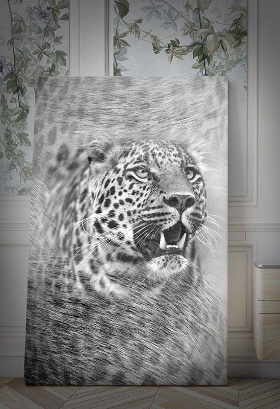 Фреска Графика Ягуар.  ag0119