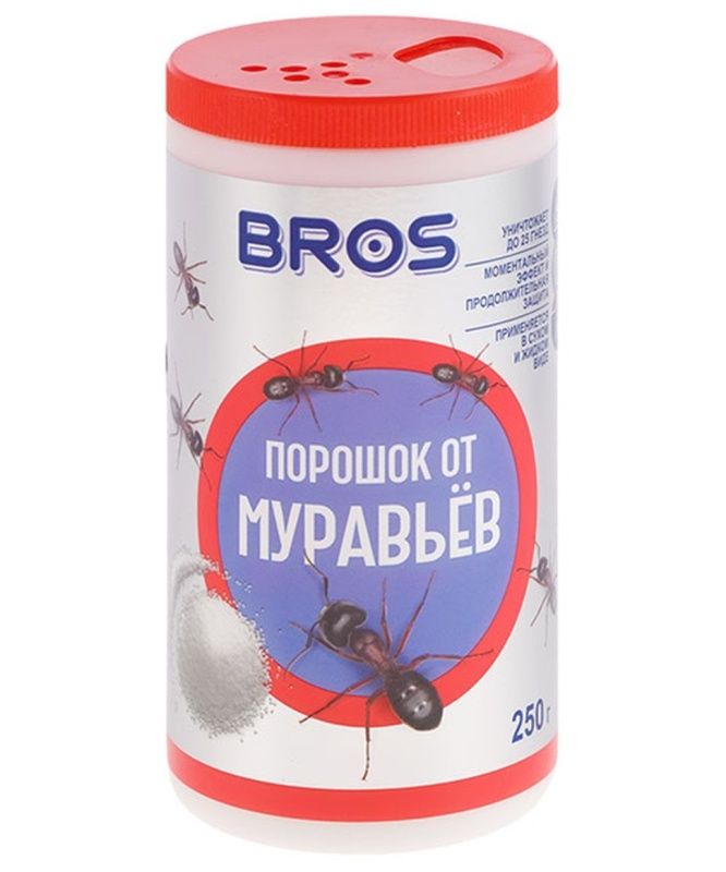 Порошок от муравьев  250 гр. "Bros"