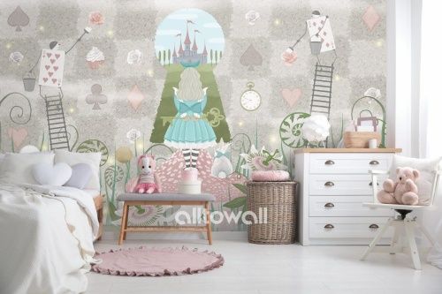 Фреска Алиса в стране чудес