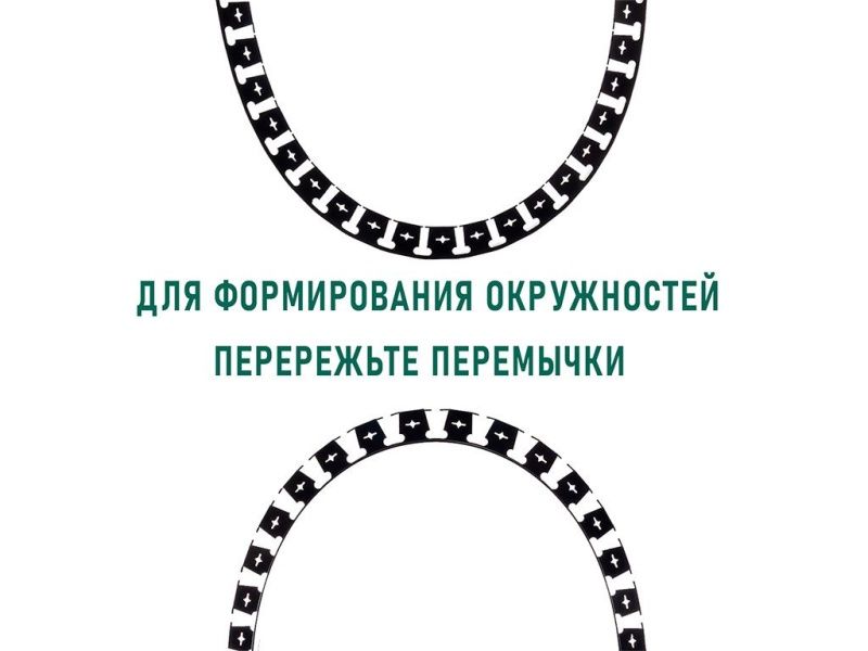 Бордюр ГеоПластБорд "Стафф" 60 мм, длина 2 м