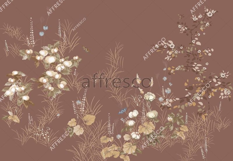 Фреска Цветущий хлопок, арт. ID139420