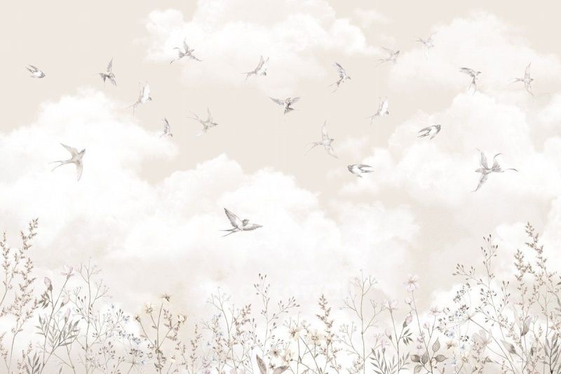 Фреска Танец ласточек-2