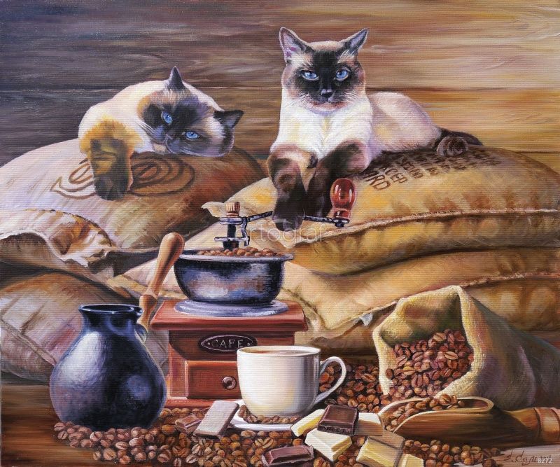 Фреска Хранители кофе Art.8272