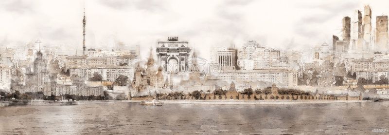 Фреска Московская панорама Art.33582