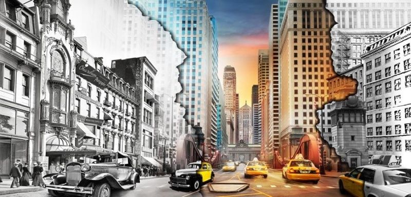 Фреска Графика Сквозь время. Америка.  М021