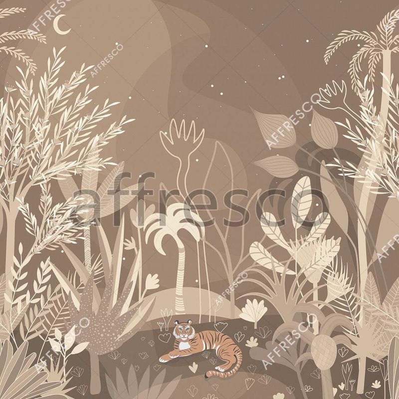 Фреска Повелитель джунглей, арт. ID139446